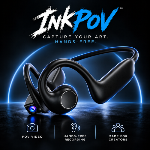 InkPOV™ — Hands-Free POV Camera Headset